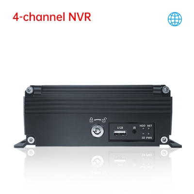 四路NVR网络高清车载DVR硬盘录像机