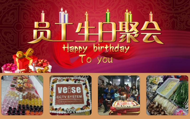 维视公司举办其乐融融的员工集体生日会